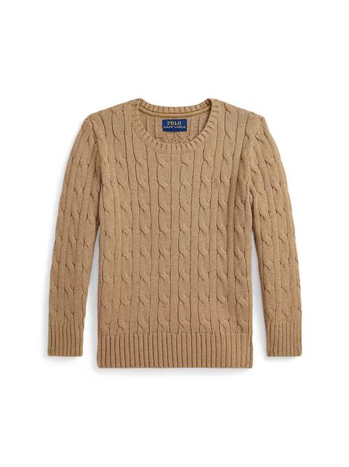 Maglia trecce beige RALPH LAUREN | 322702674082CAMMELLO